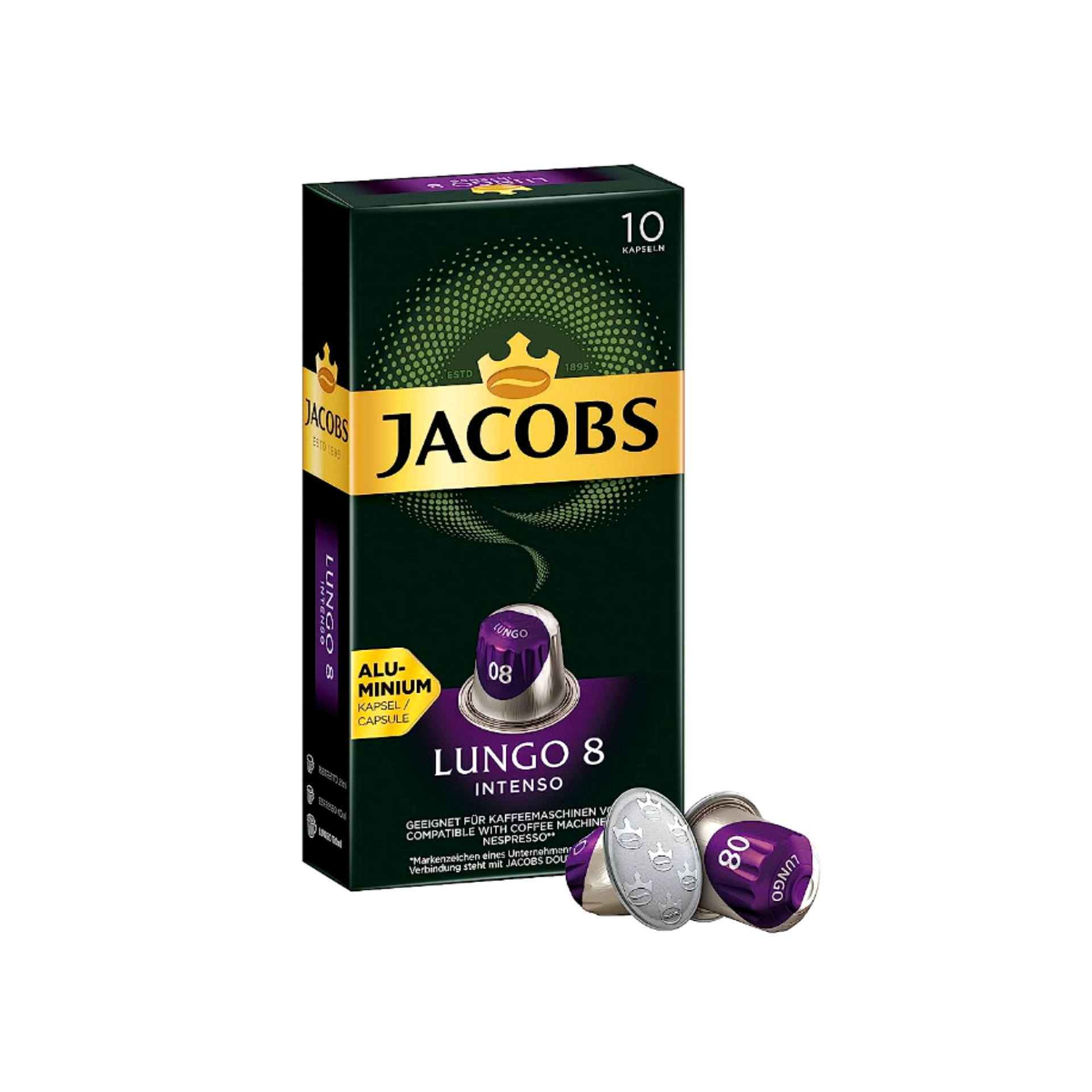 کپسول قهوه جاکوبز  lungo 8 intenso